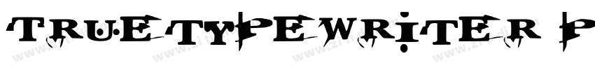 Truetypewriter Polyg字体转换